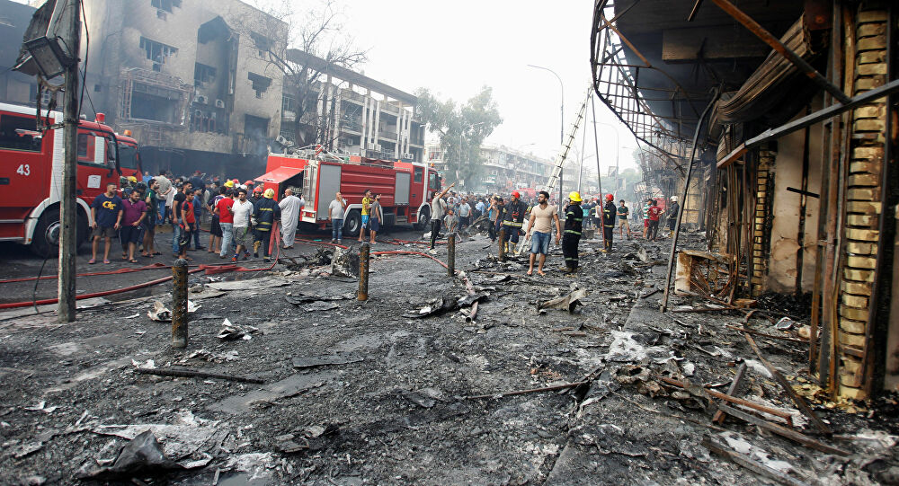 عشرات القتلى والجرحى في انفجارين وسط بغداد