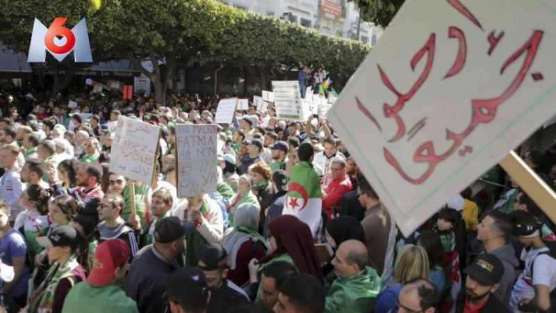 ردود فعل قوية للشارع الجزائري ضد بلاغ الحكومة بمنع مسيرات الحراك الشعبي