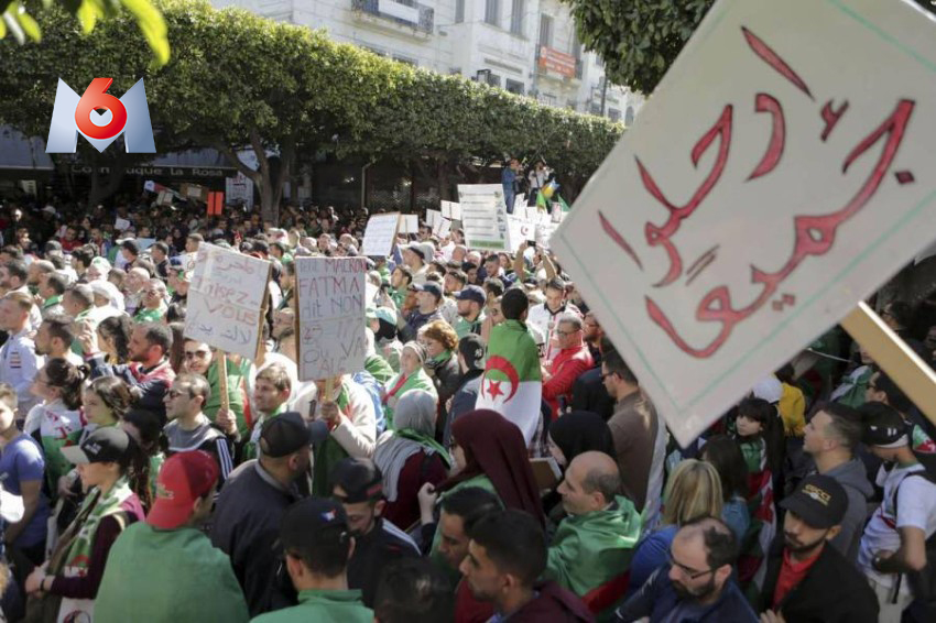 ردود فعل قوية للشارع الجزائري ضد بلاغ الحكومة بمنع مسيرات الحراك الشعبي