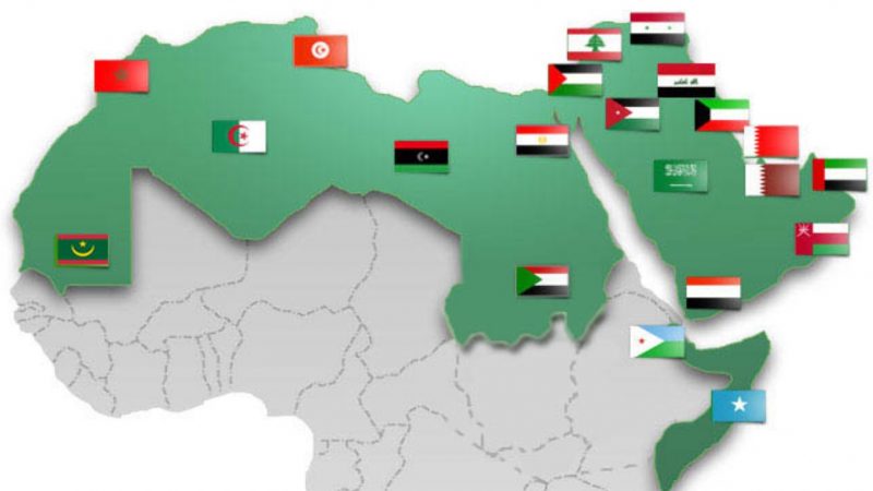 الجامعة العربية  تعتمد خريطة المغرب كاملة وتنشر مساحته وحدوده الرسمية