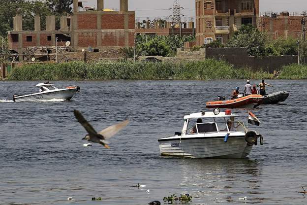 ثمانية مفقودين في حادث مميت في النيل في مصر