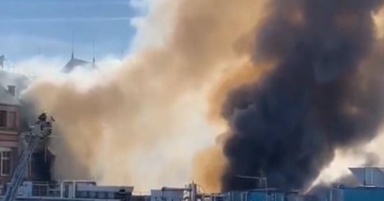 إصابة 34 شخصا جراء حريق ضخم في مطبعة “بنك فرنسا”