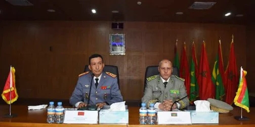 انعقاد الاجتماع الرابع للجنة العسكرية المختلطة المغربية الموريتانية
