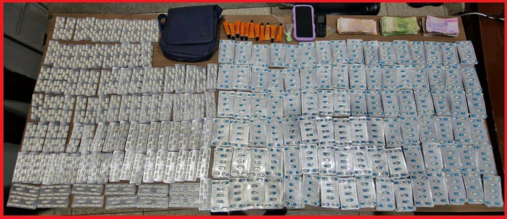 وجدة : توقيف شخص وسيدة و بحوزتهما 2518 قرصا طبيا مخدرا