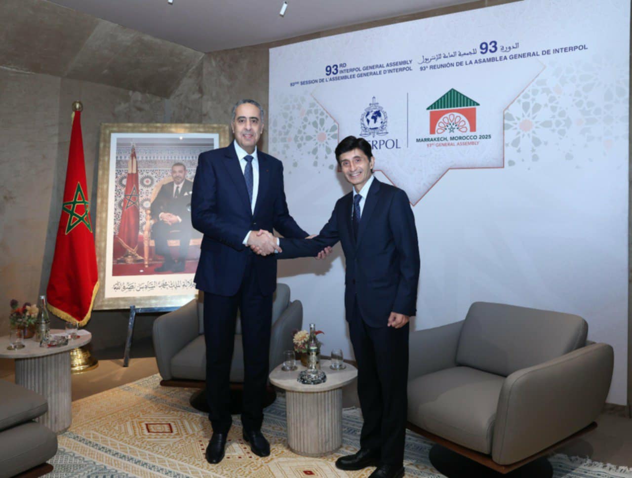 حموشي يستقبل رئيس جهاز الشرطة التابع لهيئة الأمم المتحدة ووكيل الأمين العام لشؤون سيادة القانون