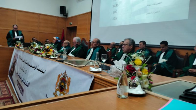 عدد القضايا المحكوم فيها بالدائرة القضائية بوجدة  بلغ 124 ألفا و 63 قضية خلال سنة 2025