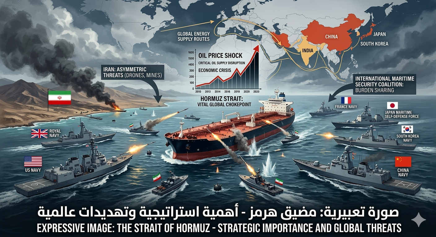 الرئيس الأمريكي يطلب من الدول المتأثرة بإغلاق إيران لمضيق هرمز، بإرسال سفن حربية، والتعاون مع الولايات المتحدة الأمريكية، لإبقاء المضيق مفتوحاً وآمناً
