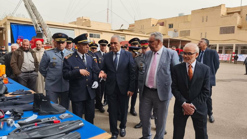 بمقر القيادة الإقليمية للوقاية المدنية.. والي جهة الشرق يترأس احتفالات اليوم العالمي للوقاية المدنية