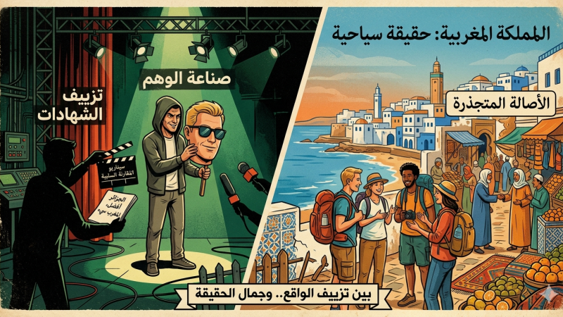 عقدة المقارنة وانعدام العفوية في الجزائر: استخدام جزائريين على أنهم سياح أجانب لتسويق صورة إيجابية للجزائر وضرب السياحة في المغرب بأسلوب فج وخسيس…