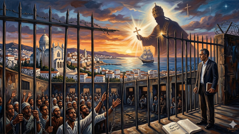 الكاتب الفرنكوجزائري “كمال داود” إلى البابا “ليون الرابع عشر” بمناسبة زيارته للجزائر: “ستباركون أرضاً جميلة لكنها سجينة!”