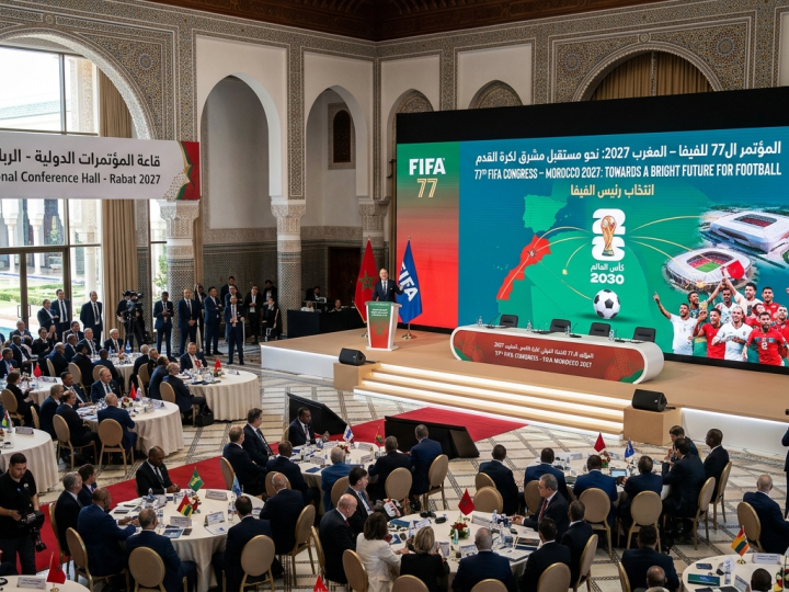 فاعل رئيسي وشريك موثوق على طاولة الفيفا: المغرب مرشح لاحتضان المؤتمر الـ77 للاتحاد الدولي لكرة القدم سنة 2027، لانتخاب رئيس جديد للفيفا بمشاركة 211 اتحاداً كروياً