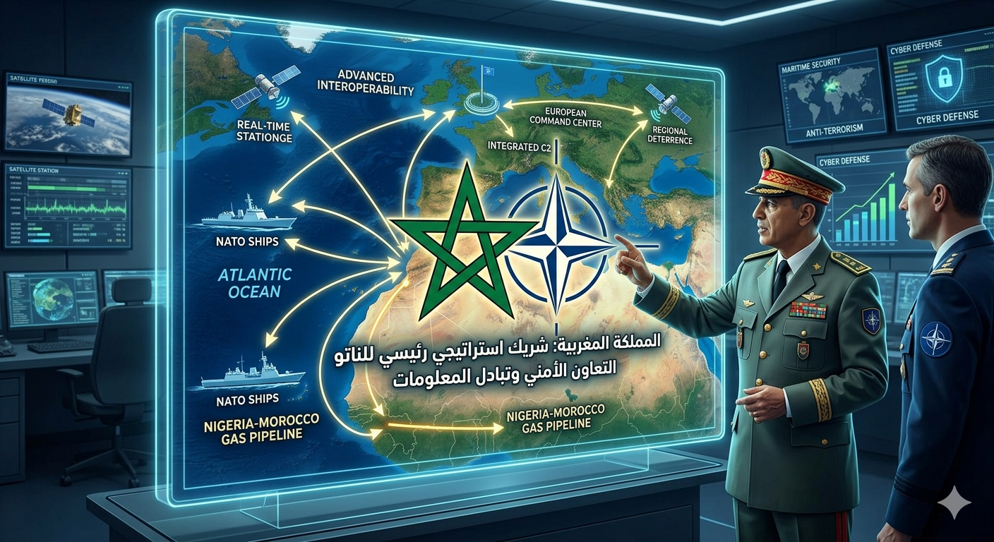 الحلف الاطلسي: المغرب يرتقي إلى مرتبة “شريك استراتيجي رئيسي متقدم” بامتيازات عملياتية واستثنائي وفاعل محوري في صياغة النظام الجيوسياسي بالمنطقة