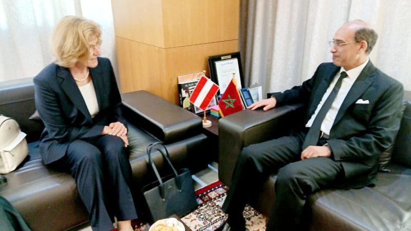 رئيس النيابة العامة يجري مباحثات مع المدعية العامة لجمهورية النمسا 