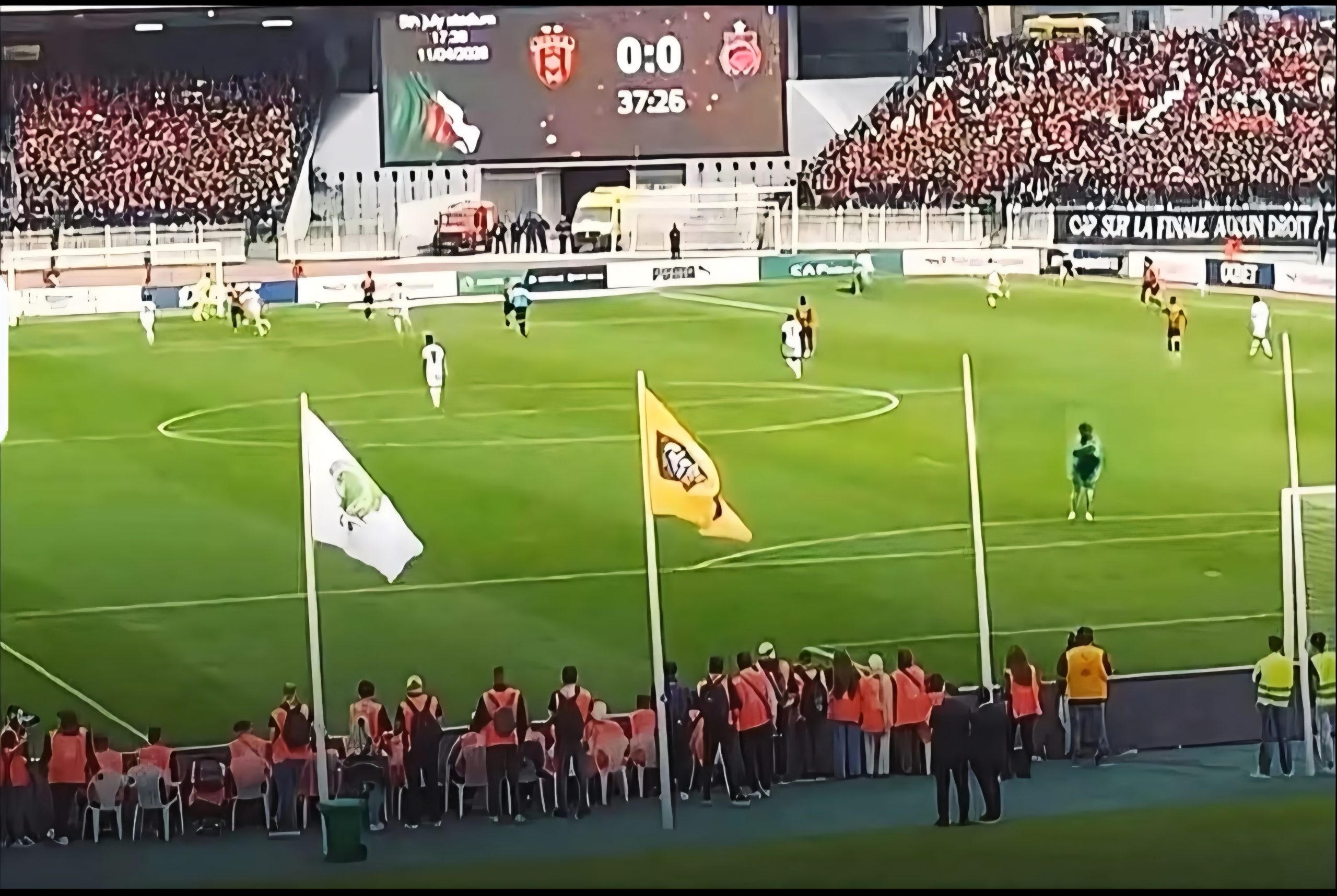 أرغم المغرب النظام العسكري الجزائري على “إعدام” رايته الوطنية في عقر دره وأهانه ومرغ أنفه في التراب أمام جماهيره الجزائرية