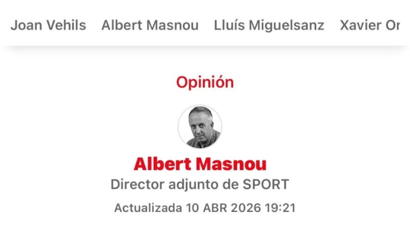 “ألبرت ماسنو” نائب مدير الرياضة بجريدة “أوبنيون ” الإسبانية: “أتركوا كرة القدم وشأنها: المغرب على حق”