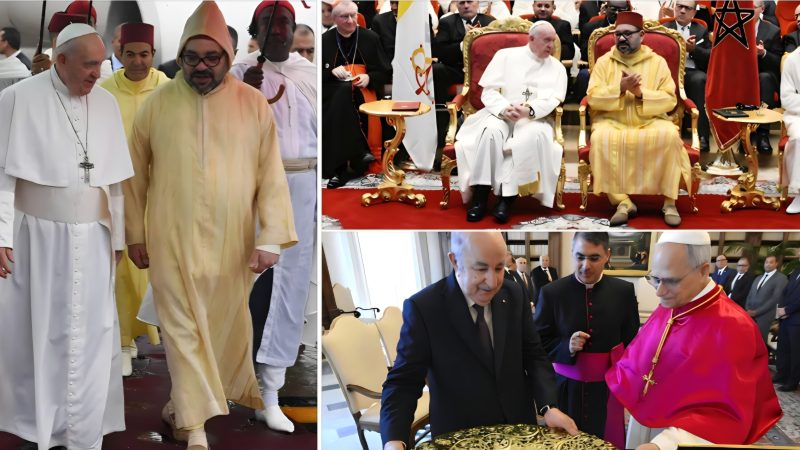 فرق شاسع يعكس اختلافاً جذرياً في المدارس السياسية: زيارة “البابا فرانسيس” للمغرب روحية عالمية (2019) وزيارة “البابا ليو الرابع عشر” للجزائر تقليدية داخلية (أبريل 2026)