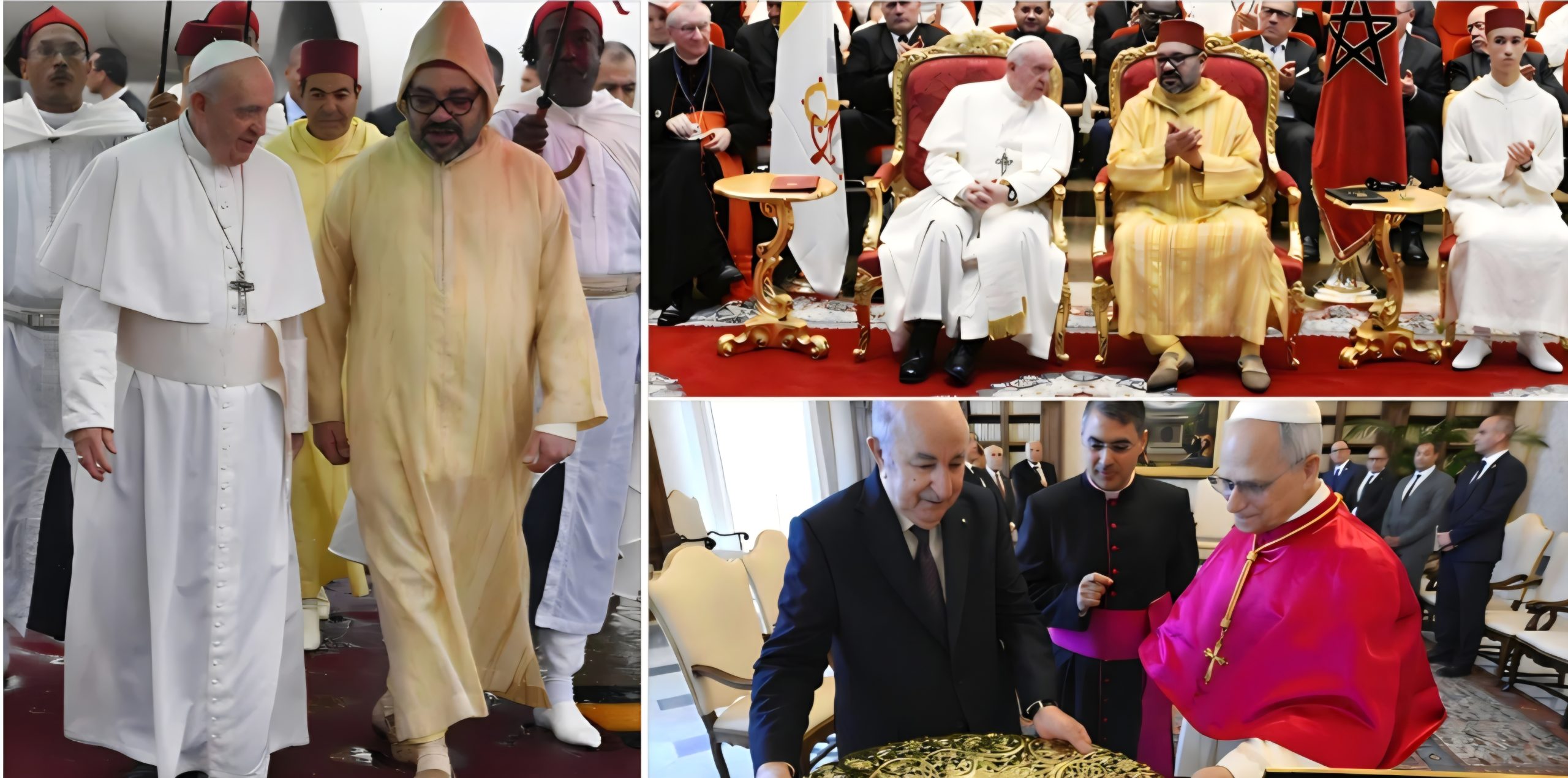 فرق شاسع يعكس اختلافاً جذرياً في المدارس السياسية: زيارة “البابا فرانسيس” للمغرب روحية عالمية (2019) وزيارة “البابا ليو الرابع عشر” للجزائر تقليدية داخلية (أبريل 2026)