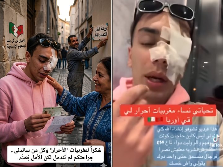 موقف إنساني لشاب جزائري في أوروبا يشكر المغربيات ويرفع القبعة احتراماً للمغاربة الذين ساندوه في غربته ومحنته ماديا ومعنويا، وهو ما لم يجده في مواطنيه الجزائريين