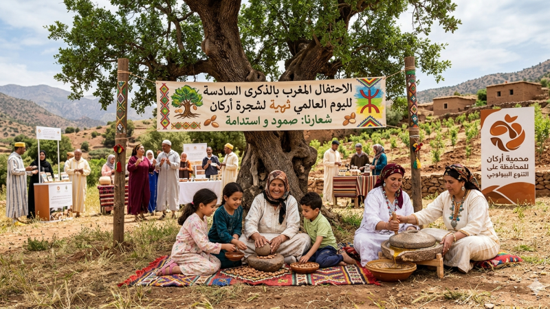 المغرب والأمم المتحدة يحتفيان بالذكرى السادسة لليوم العالمي الأول لشجرة الأركان تحت شعار “أركان، صمود في وجه التغيرات المناخية ورافعة للتنمية المستدامة”