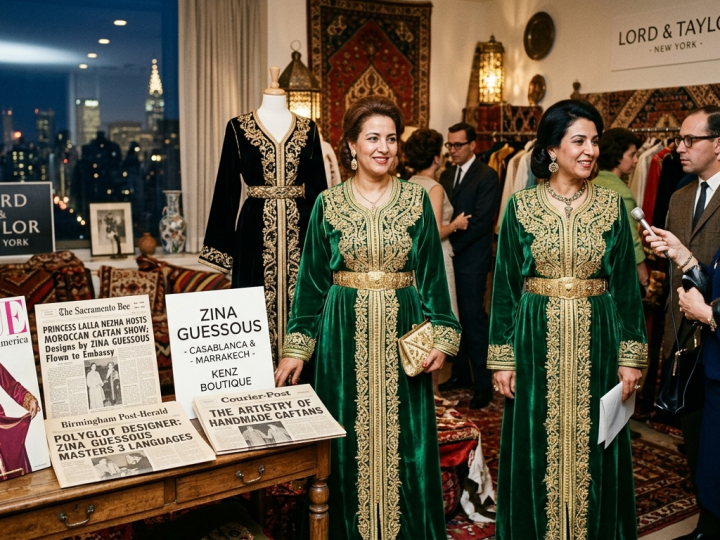 زينة ݣسوس” المصممة المغربية العالمية للقفطان: التاريخ لا يُصنع بـالإدعاء والكذب و”منشورات فيسبوكية” بل بالأرشيف الدولي والمتاحف العريقة واعتراف قادة الموضة العالمية