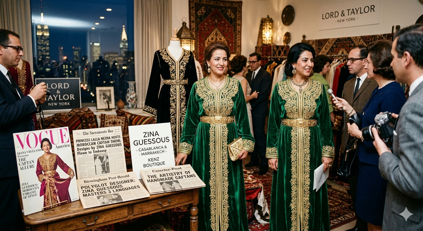 زينة ݣسوس” المصممة المغربية العالمية للقفطان: التاريخ لا يُصنع بـالإدعاء والكذب و”منشورات فيسبوكية” بل بالأرشيف الدولي والمتاحف العريقة واعتراف قادة الموضة العالمية