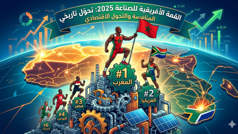 صعود المغرب إلى صدارة مؤشر التصنيع الأفريقي واضعا حدا لهيمنة جنوب أفريقيا التي استمرت لقرابة عقد ونصف، يصيب نظام الجزائر بهيستيرسيا وسعار كلبي