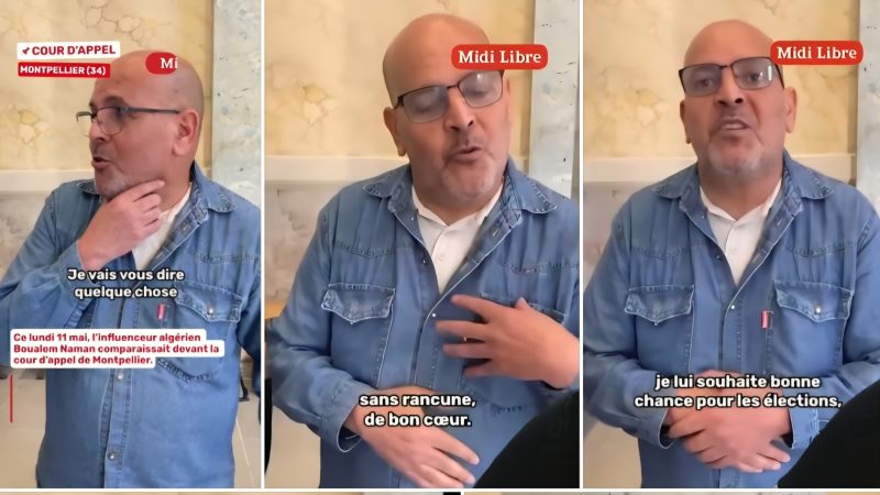 المؤثر الجزائري صاحب شعار “ڭولو لفرنسا مناش مراركة” يبكي ويتوسل: “ضيعت كل شيء، عملي وحياتي”، معاتبا وزير الداخلية الفرنسي السابق “لماذا كل هذا التحامل علي”