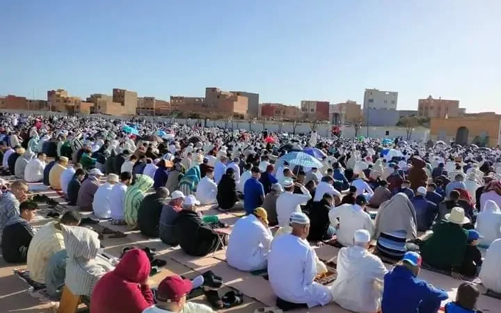 صلاة العيد في وجدة !!