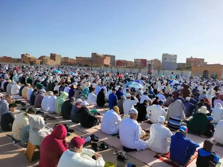 صلاة العيد في وجدة !!