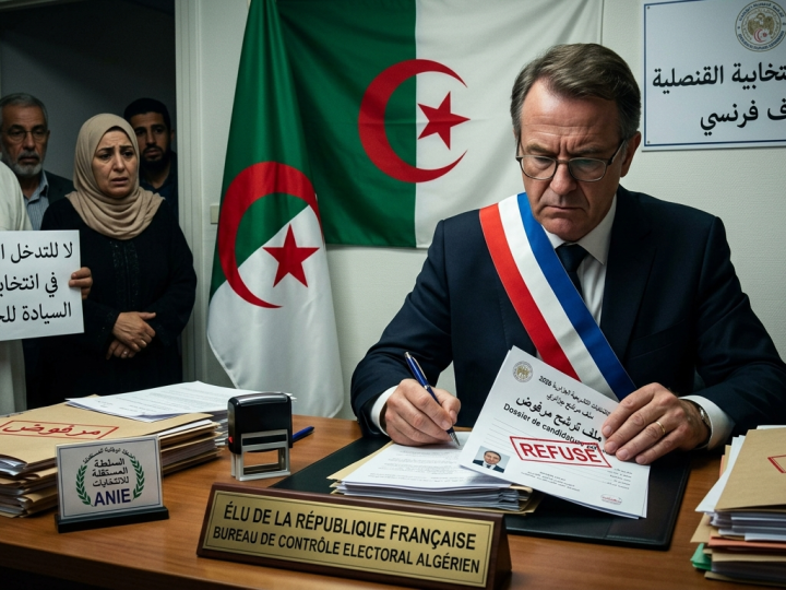 فضيحة تاريخية ومدوية لا توصف، الجزائر أصبحت فرنسية: عندما يتحكم في انتخابات جزائرية وتنظيمها من قبل مُنتخب في الجمهورية الفرنسية بمباركة السلطات الجزائرية