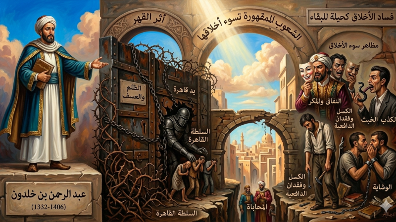 “الشعوب المقهورة تسوء أخلاقها”: تعكس بدقة متناهية نظرية خلدونية متكاملة حول أثر الاستبداد والظلم على البنية النفسية والأخلاقية للمجتمعات، الجزائر نموذجا