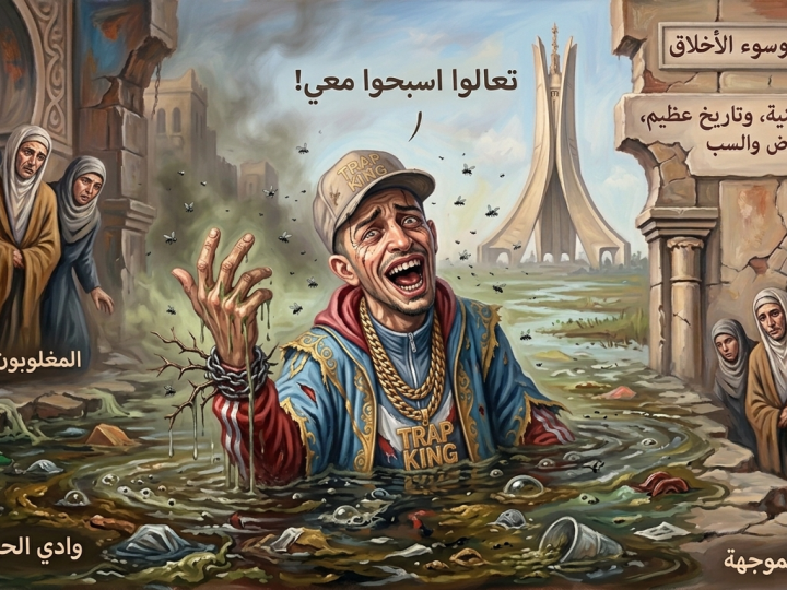 “الترفع عن الانحدار ” و”التجاهل السيادي” هو الرد الأمثل على “غوريلا” الراب الجزائري عملا بالمقولات “لا تصارع خنزيرا في مستنقع الأوحال، فيتلذذ هو وتتسخ أنت”و “كل إناء بما فيه ينضح “