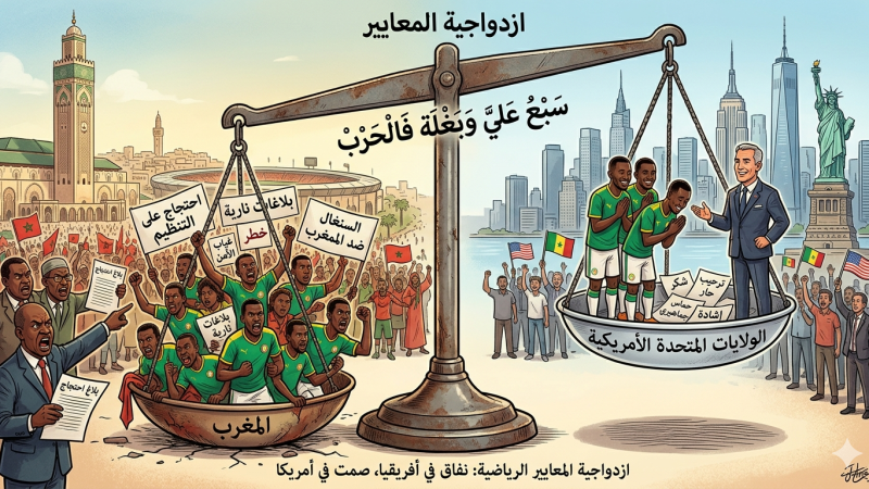المنتخب السنغالي وإعلامه ومسؤولوه طبقوا حرفيا قاعدة “مراعاة موازين القوى”: استأسدوا حيث أمنوا العقاب وصمتوا حيث أدركوا أن الكلمة قد تكلفهم غالياً