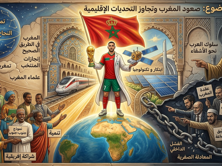 عقدة المغرب تفجر قلوب الحاسدين الحاقدين وتنزع عن كلابها الكمامات وترفع نباحها في الصحاري: لكن رغم عويل الكلاب المسعورة، قطار البراق المغربي يحلق في السماوات