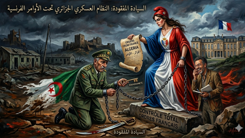 المغرب دولة مؤسسات تضمن سيادته الكاملة بتطبيق أحكام قوانين عدالته، مقابل دولة حظيرة بدون سيادة ينفذ نظامها أوامر أسياده الأوروبين، خاضعا خانعا مذموما مدحورا