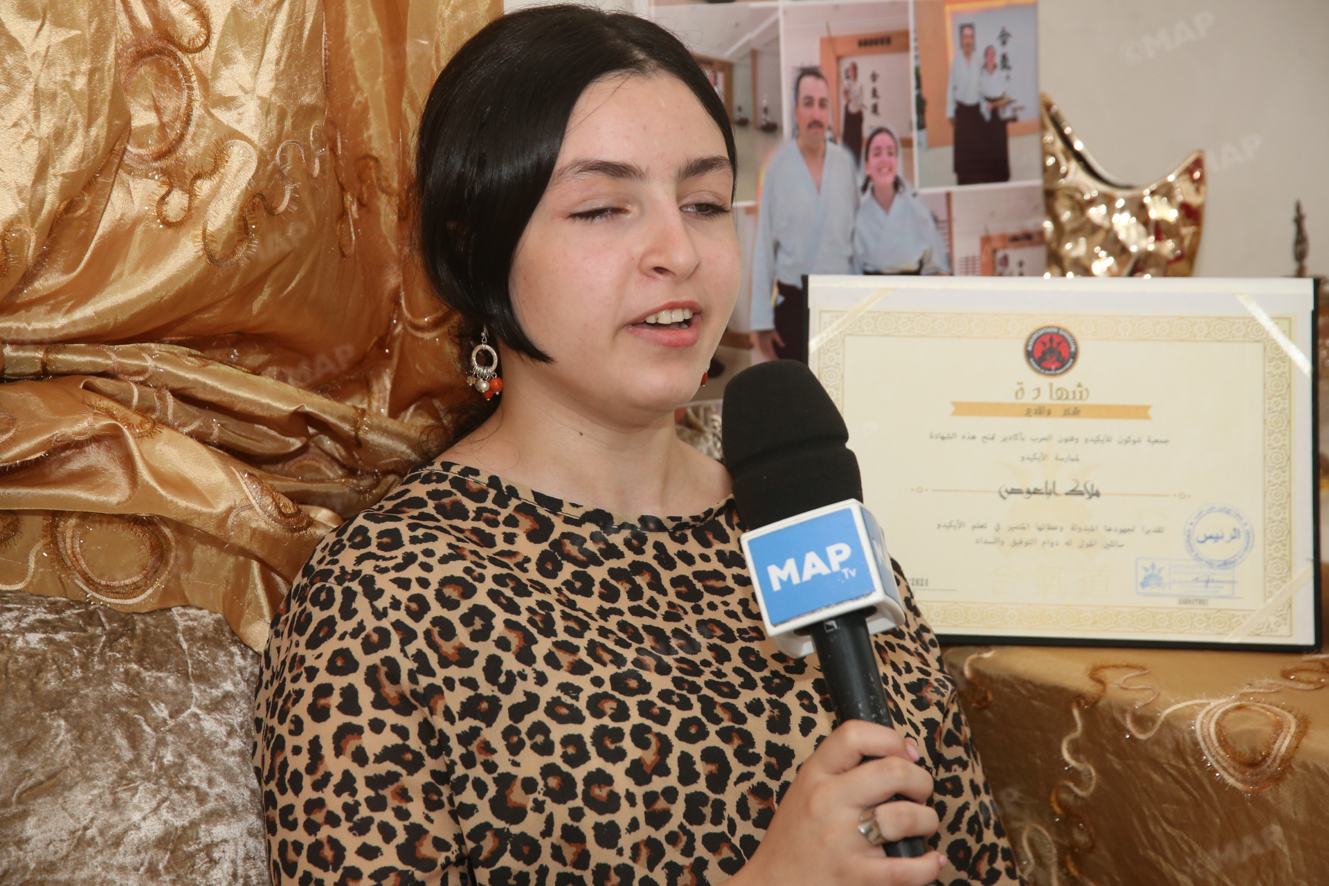 ملاك أبا عوص.. حين تقود البصيرة تلميذة كفيفة إلى التفوق في الباكالوريا