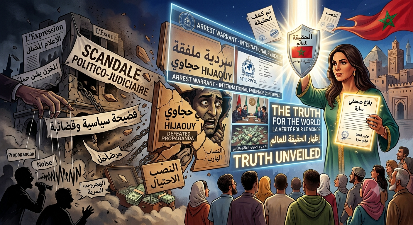 فضيحة L’Expression وصناعة الوهم الإعلامي: عندما تنطق الحقيقة بلسان العائلة…الزوجة السابقة تسقط أوراق الخائن حجاوي ومحامييه الفرنسيين والإعلام الجزائري