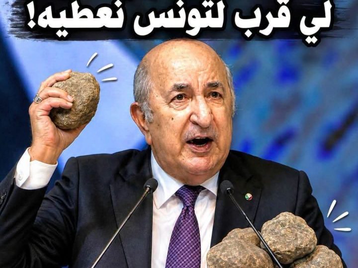 تبون يفقد اعصابه  ” و بدا فتخسار الهضرة ضد جيرانه”