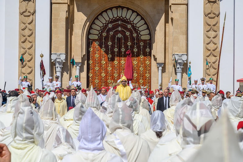 جلالة الملك يترأس حفل الولاء بالقصر الملكي بتطوان