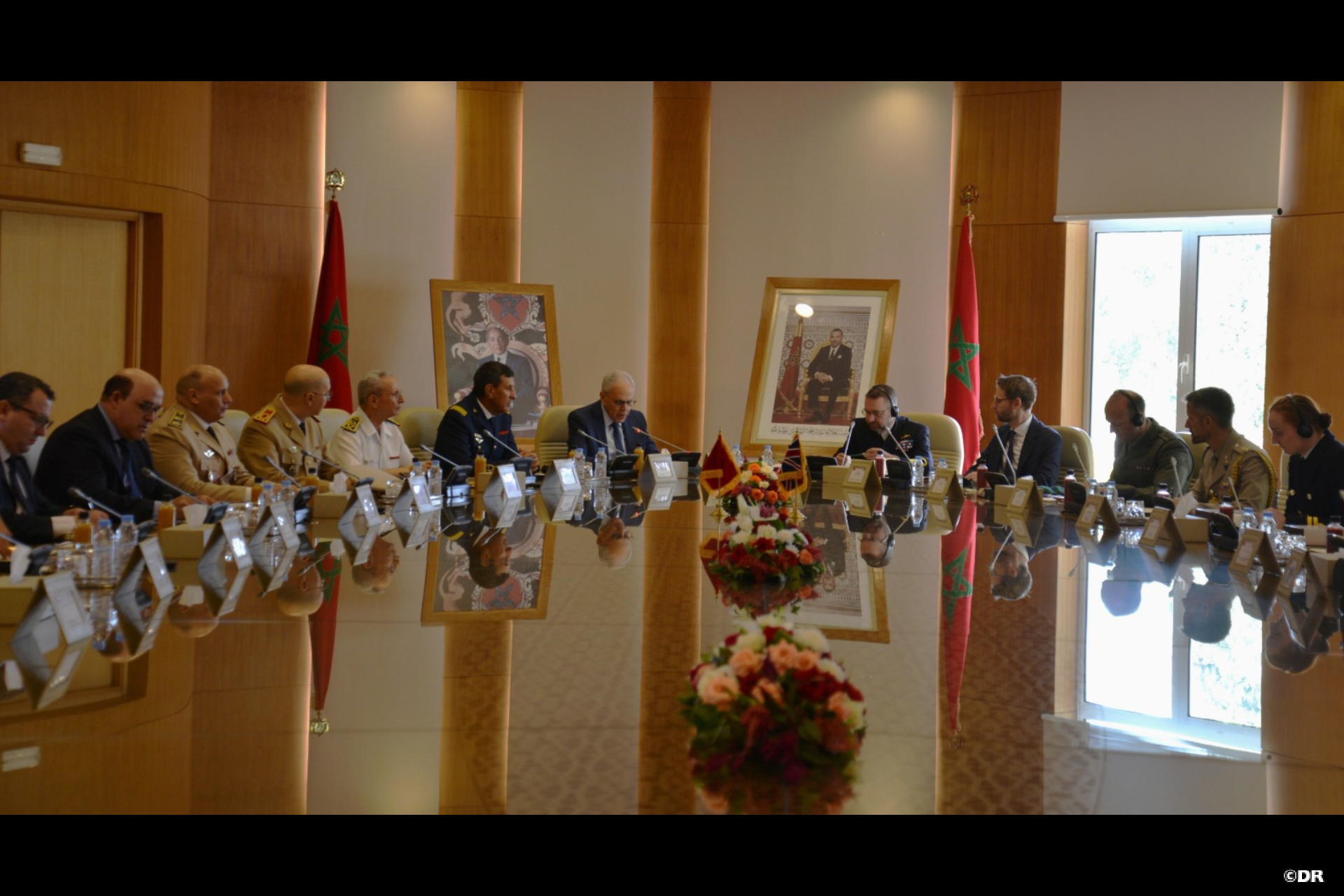 تنفيذا للتعليمات الملكية السامية، لوديي يستقبل كبير مستشاري الدفاع البريطاني للشرق الأوسط وشمال إفريقيا