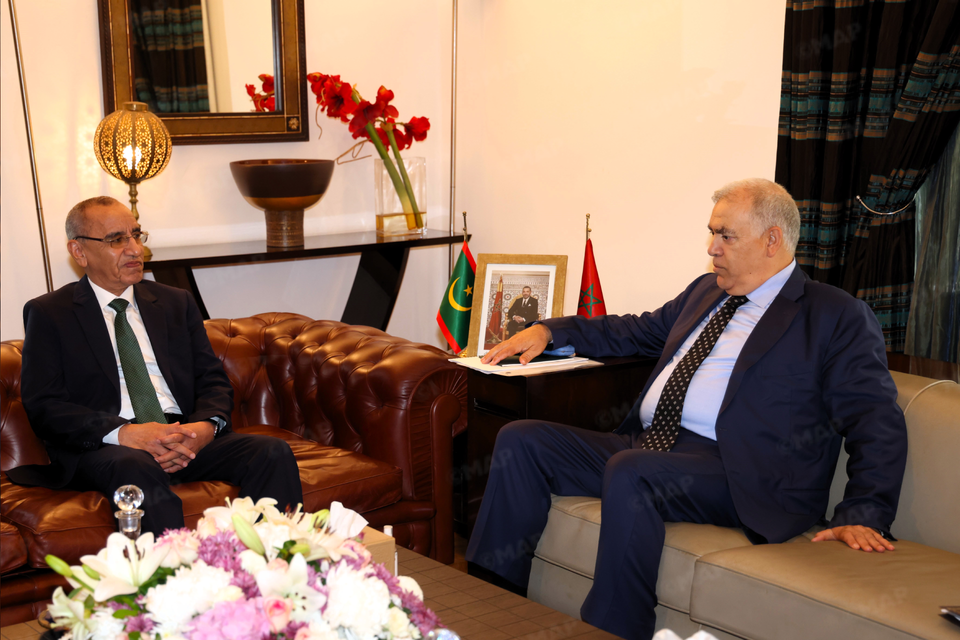لفتيت يجري مباحثات بالرباط مع نظيره الموريتاني
