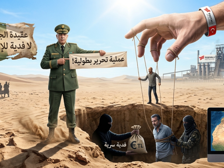 وَهْمُ الْبُطُولَةِ الْعَسْكَرِيَّةِ الْجَزَائِرِيَّةِ: الْمَصَالِحُ التُّرْكِيَّةُ وَرَاءَ تَحْرِيرِ الرَّهِينَةِ التُّرْكِيِّ-الأَلْمَانِيِّ بِالسَّاحِلِ… مِنْ وَهْرَانَ إِلَى هَامْبُورْغَ عَبْرَ النِّيجَرِ.. اللَّغْزُ الْمَكْتُومُ وَرَاءَ الرَّهِينَةِ وَذَهَبِ الصَّحْرَاءِ