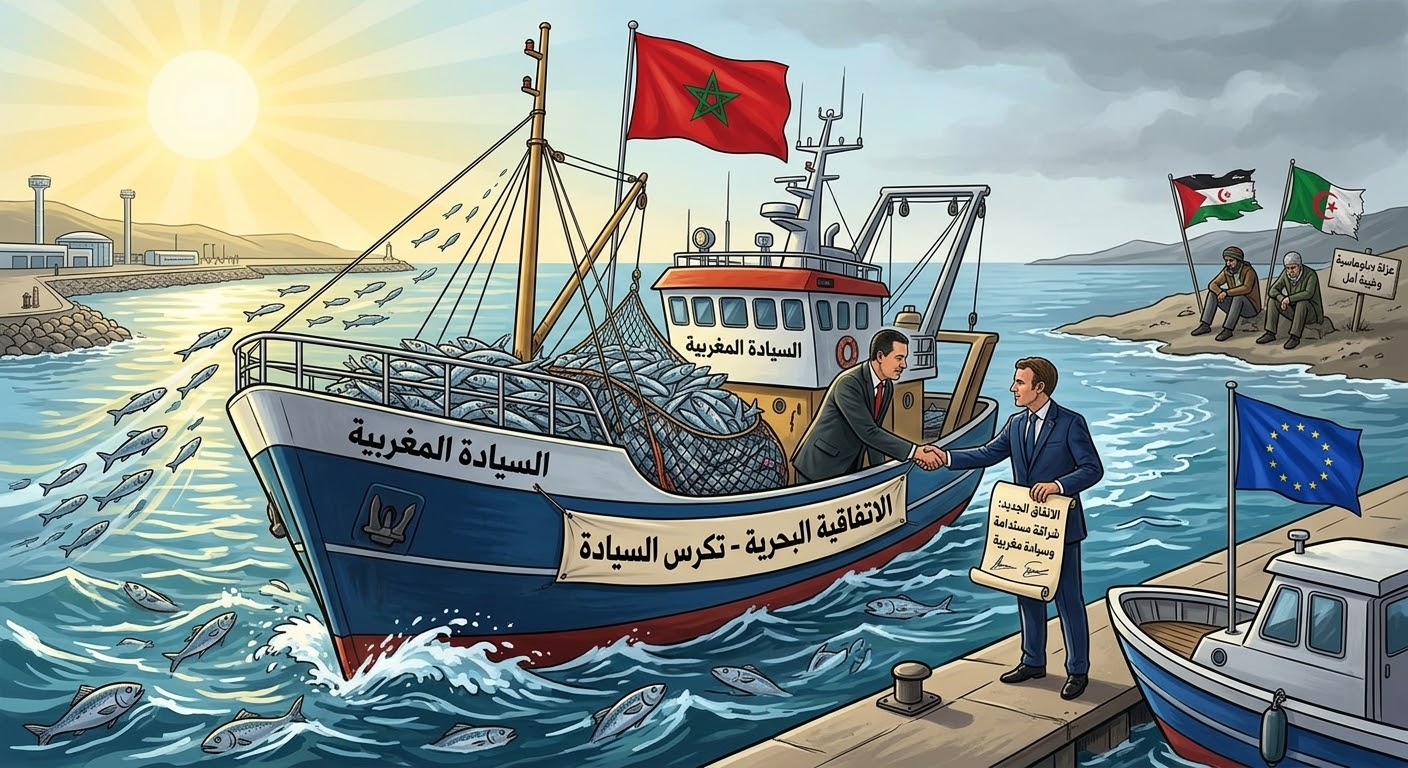عِنْدَمَا تَفْرِضُ الْوَاقِعِيَّةُ السِّيَاسِيَّةُ شُرُوطَهَا.. هَكَذَا انْتَصَرَتِ الدِّبْلُومَاسِيَّةُ الْمَغْرِبِيَّةُ فِي مَعْرَكَةِ “الصَّيْدِ الْبَحْرِيِّ” مَعَ أُورُوبَّا… وَكَرَّسَتْ عُزْلَةَ خُصُومِ الْمَغْرِبِ