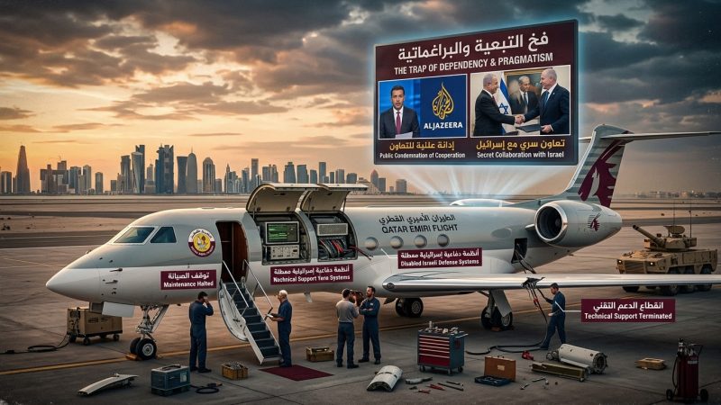 تَنَاقُضَاتُ الْخِطَابِ وَالْمُمَارَسَةِ: مَاذَا يَكْشِفُ وَقْفُ الصَّادِرَاتِ الدِّفَاعِيَّةِ الْإِسْرَائِيلِيَّةِ لِدَوْلَةِ قَطَر؟… السِّيَاسَةُ الْمُزْدَوِجَةُ لِلدَّوْحَةِ تُسْقِطُ أَوْرَاقَ التُّوتِ عَنِ الْبْرَاغْمَاتِيَّةِ الْعَسْكَرِيَّةِ