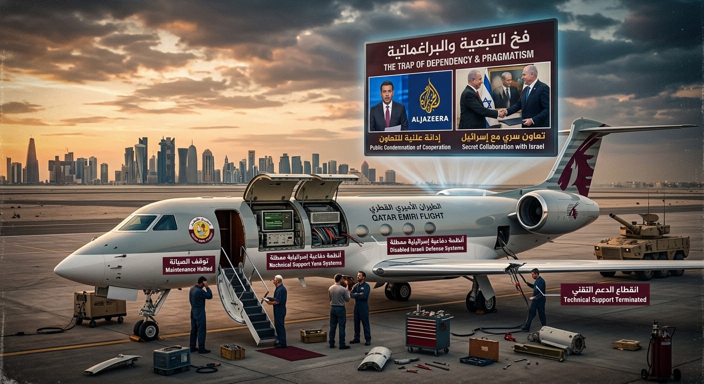 تَنَاقُضَاتُ الْخِطَابِ وَالْمُمَارَسَةِ: مَاذَا يَكْشِفُ وَقْفُ الصَّادِرَاتِ الدِّفَاعِيَّةِ الْإِسْرَائِيلِيَّةِ لِدَوْلَةِ قَطَر؟… السِّيَاسَةُ الْمُزْدَوِجَةُ لِلدَّوْحَةِ تُسْقِطُ أَوْرَاقَ التُّوتِ عَنِ الْبْرَاغْمَاتِيَّةِ الْعَسْكَرِيَّةِ