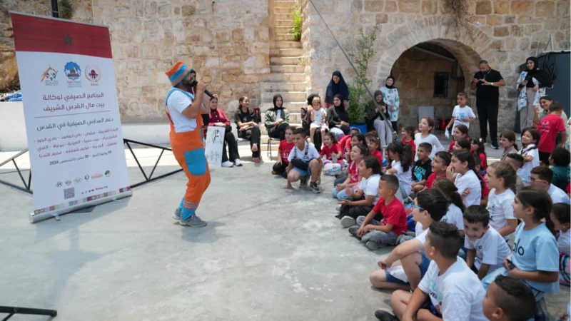 إسدال الستار على برنامج “المدارس الصيفية” لفائدة 3000 من الأطفال الفلسطينيين في القدس بدعم مغربي