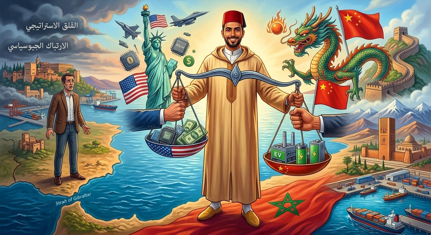 بَيْنَ وَاشِنْطُنَ وَبِكِينَ.. إِسْبَانِيَا تَخْشَى الصُّعُودَ الصَّامِتَ لِلْمَغْرِبِ… الْعَصْرُ الذَّهَبِيُّ لِلدِّبْلُومَاسِيَّةِ: الْمَغْرِبُ يُعِيدُ رَسْمَ خَرِيطَةِ النُّفُوذِ فِي الْمُتَوَسِّطِ
