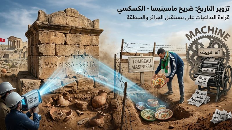 فَضِيحَةٌ تَارِيخِيَّةٌ لِقَبْرِ “مَاسِينِيسَا” فِي قُسَنْطِينَةَ كَشَفَتْهَا تِقْنِيَاتُ الْأَشِعَّةِ الْأَلْمَانِيَّةِ: لَجَأَتِ الْجَزَائِرُ إِلَى حِيلَةٍ دَنِيئَةٍ عَبْرَ دَسِّ أَوَانٍ فَخَّارِيَّةٍ فِي ضَرِيحٍ أَثَرِيٍّ لِمُحَاوَلَةِ سَرِقَةِ طَبَقِ “الْكُسْكُسِ”