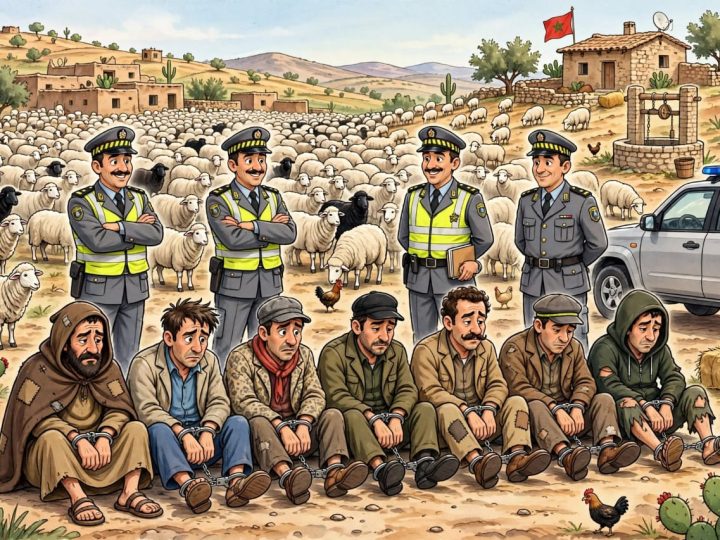 تفكيك عصابة متخصصة في سرقة المواشي بدوار الزغاميم بجماعة أهل أنكاد