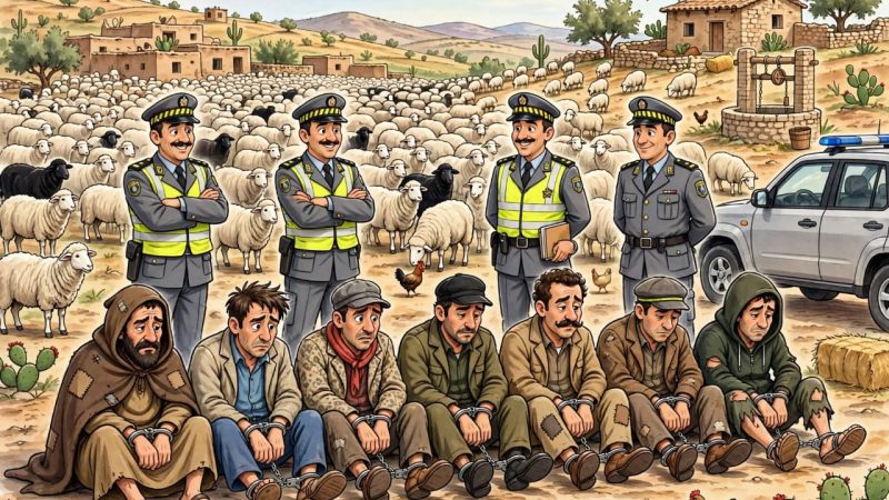 تفكيك عصابة متخصصة في سرقة المواشي بدوار الزغاميم بجماعة أهل أنكاد
